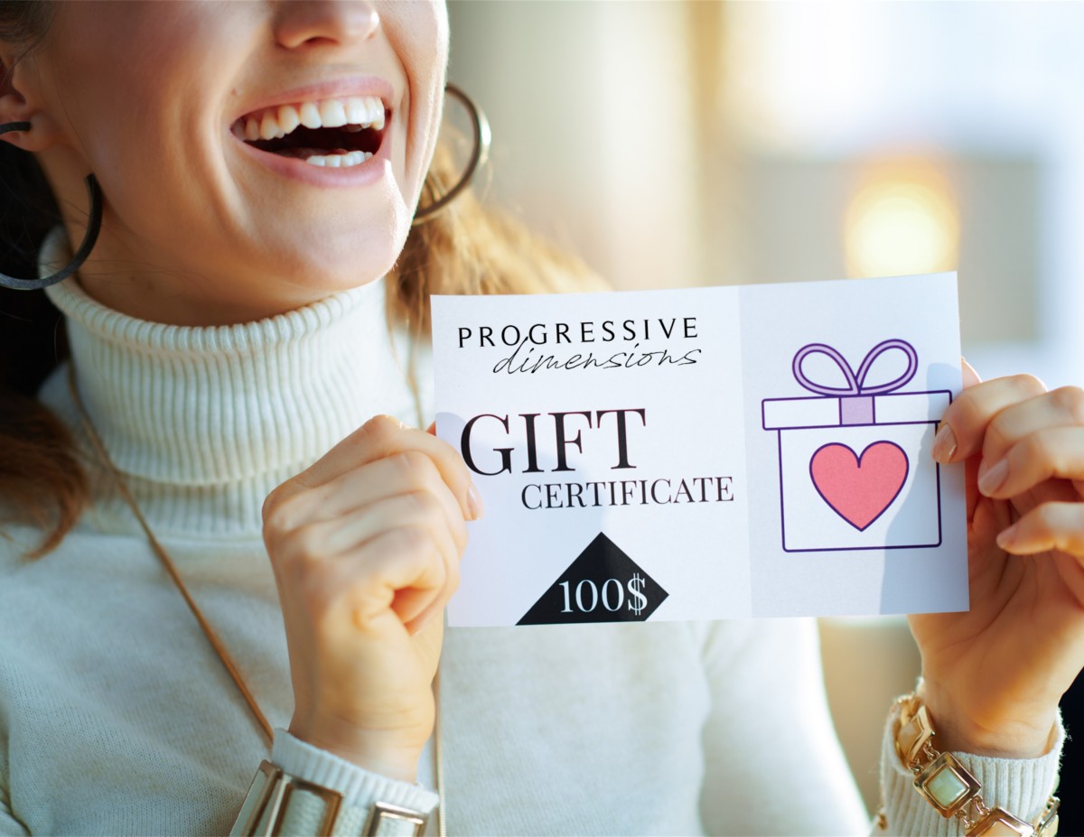 Progressive Dimensions gift-card  